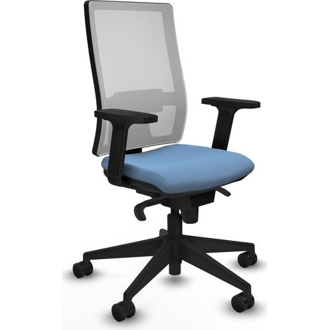 Piqueras y Crespo 2D066N0 chaise bureau bleu ciel (1/3)