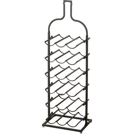 Weinregal BOTELLA aus Metall in Flaschenform, H. 91 cm