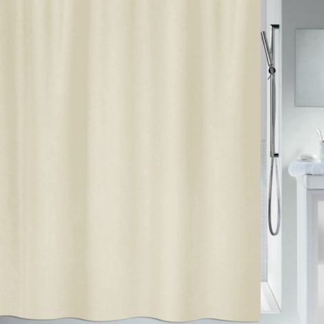 Cortina de ducha Poliéster MAYA 240x200cm Beige Arena Spirella