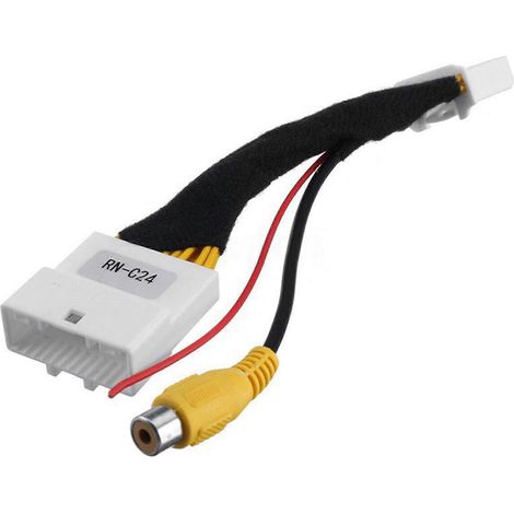 4x 24-Pin-Adapter-Rückfahrkamera-Anschlusskabel für Renault, Dacia, Opel, Vauxhall und Clio 4 ab Baujahr 2012 (1/5)