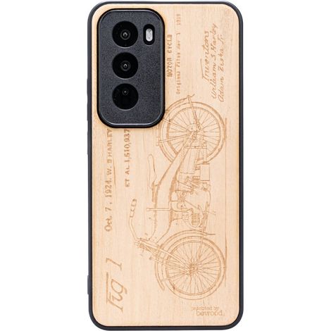 Custodia in legno Bewood per Oppo Reno 12 5G HARLEY PATENT ANIEGRE (1/5)