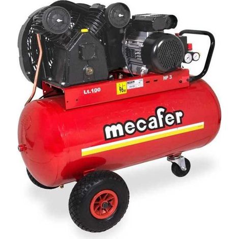 Mecafer 100L Kompressor 3CV 10 bar robust und leistungsstark (1/3)