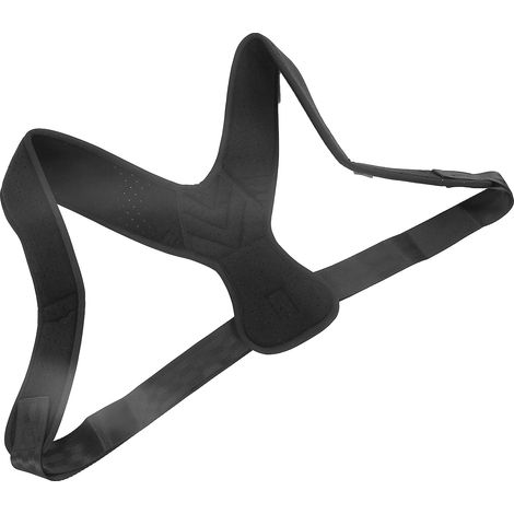 Ceinture Lombaire Réglable Homme Femme - Soutien Dorsal Correcteur Posture Noir Taille M (1/5)