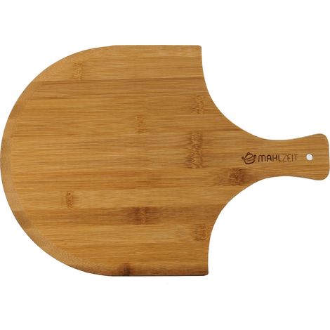 Mahlzeit Pelle à pizza en bois de bambou, 28,5 x 40 cm, pelle à pizza, planche en bambou, plancha pour pizza