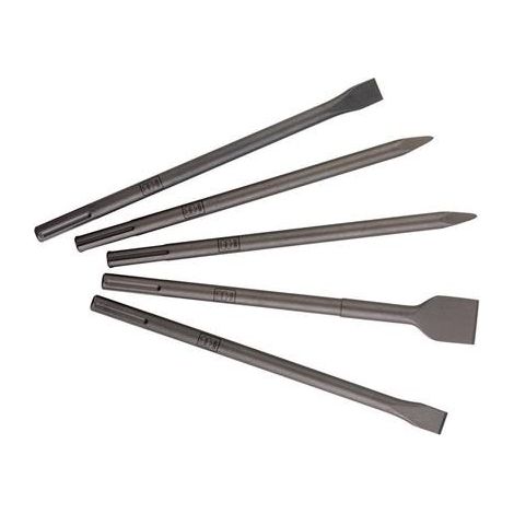 Cincel SDS-max 5 piezas 2 Puntas/2 Planos/1 Ancho Metabo (1/2)