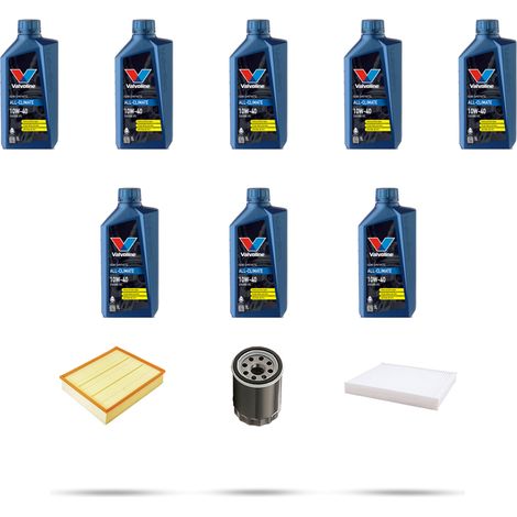 Kit tagliando 3 FILTRI e 8L OLIO compatibile con Isuzu D-Max 3.0 Turbodiesel 120kw dal 2007 (1/5)