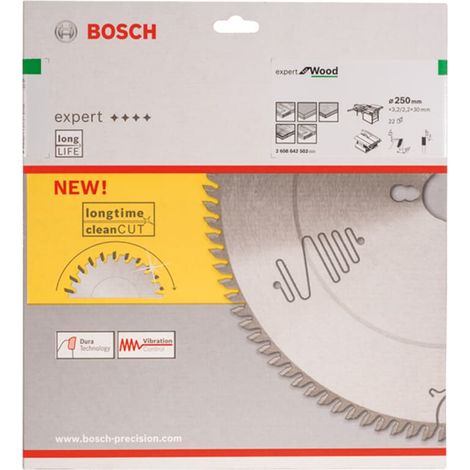Bosch Kreissägeblatt Expert for Wood 250 x 30 x 3,2 mm, 22