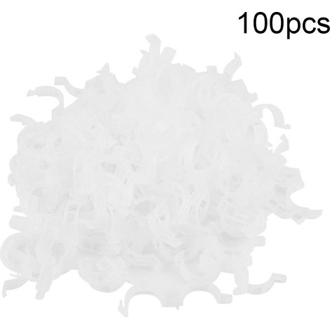 100 Pièces Attaches de Greffage en Plastique pour Semis d'Arbres Fruitiers et Légumes, Outils de Jardinage (1/5)