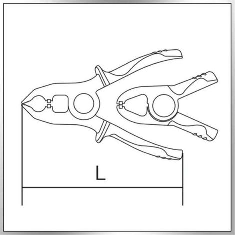 Pince Coupante pour Fil Isolé 1000 V, Pince en Plastique Isolée, Pince à Becs Fins, Pince D'Électricien, Matériel D'Entretien pour (1/5)