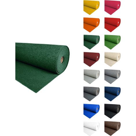 IBEROGARDEN Moqueta Ferial Verde 300 gr Ideal para stands, ferias y exposiciones 1x30 metros (1/5)