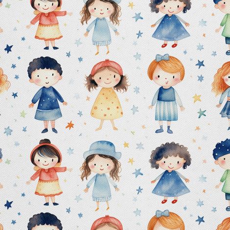 Tela Oxford decorativa para exteriores - Infantil, Estrellas - DX2799 (1/5)