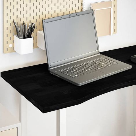 Tablero escritorio 100x60x2,5cm rectangular madera maciza roble vidaXL (1/5)