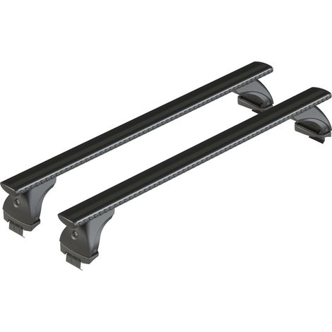 Silenzio Black, set completo barre portatutto in alluminio - L - Evos ST - C250