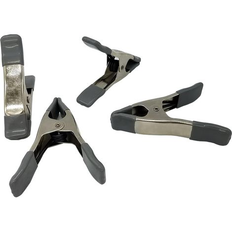 Pince bois 4" ouverture 2" acier, pour menuiserie et collage (1/5)