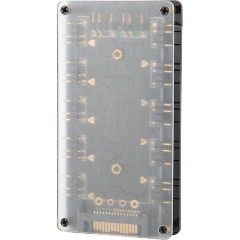 Répartiteur de ventilateurs pour carte mère ASUS/MSI AURA RGB 5V 3 broches, extension d'interface 10 en 1 (1/5)