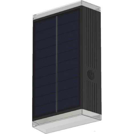 Trade Shop - Applique Solar 2 Vatios Tecnología De La Luz De Doble Emisión Cct Switch Ip54 Yh0630-3c - (1/5)