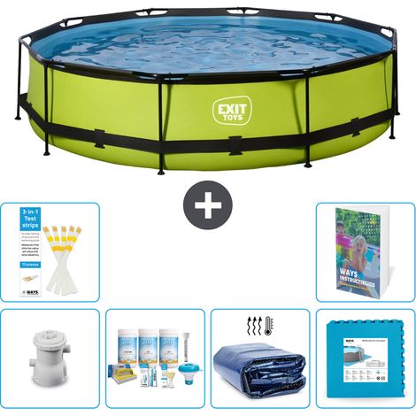 Exit Pool Rund - 360x76 cm - 7-teilig S188