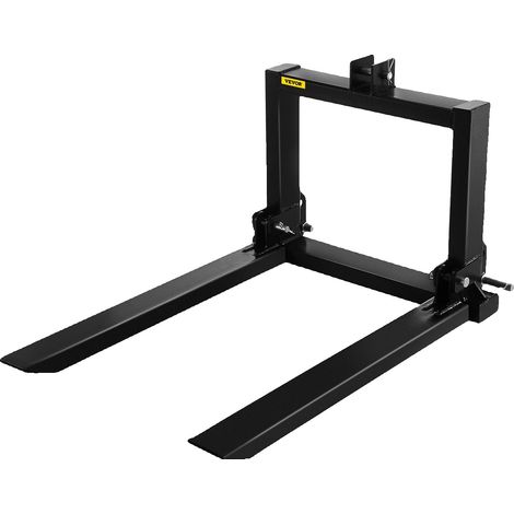 Fourche à palette, capacité de 1000 kg, construction en acier allié durable, 2000lbs (1/2)