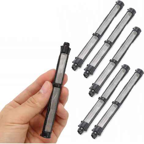 Filtro de dedo Rosfix 5x 60mesh, negro para pulverizador de pintura Graco FTX XTR Contractor