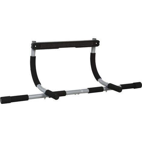 Barre de traction plafond 110kg 92x40x17cm Noir (1/5)