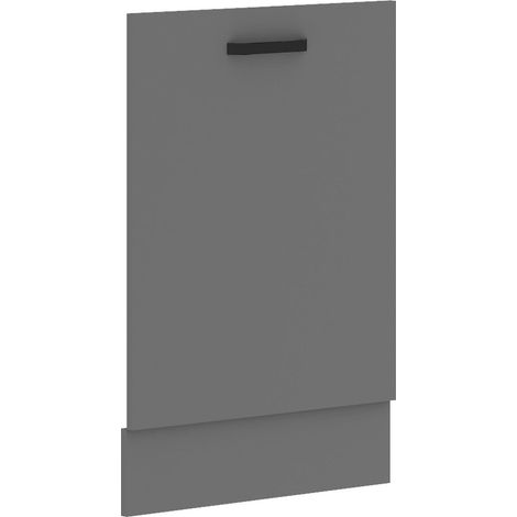 Frontblende für vollintegrierten Geschirrspüler 60 cm Küche NESSA Anthrazit (1/3)