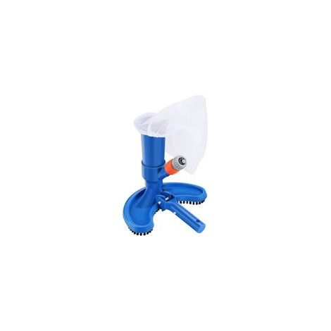 Aspirateur piscine - Aspirateur à jet d'eau - Pour piscine hors sol, spa et jacuzzi - Sac en filet - Compatible tuyau d'arrosage standard - 1 pièce (1/5)