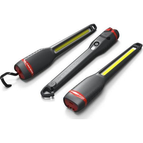 Facom – Lampe d'inspection LED 7 W 12 V c.c. – Éclairage ultrabrillant – Rechargeable sans fil – Pour chantiers humides et espaces confinés