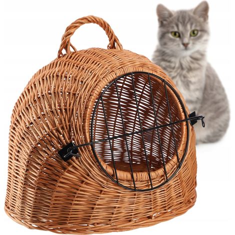 KADAX Korbtragetasche für Hunde und Katzen, Korb 42 cm
