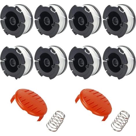 Paquete de 12 bobinas de hilo A6481 A6485 para desbrozadora Black & Decker STC1820CM STC1820PC STC1820EPC STC1840EPC ST5530 ST1823 GLC1823L20 (1/5)
