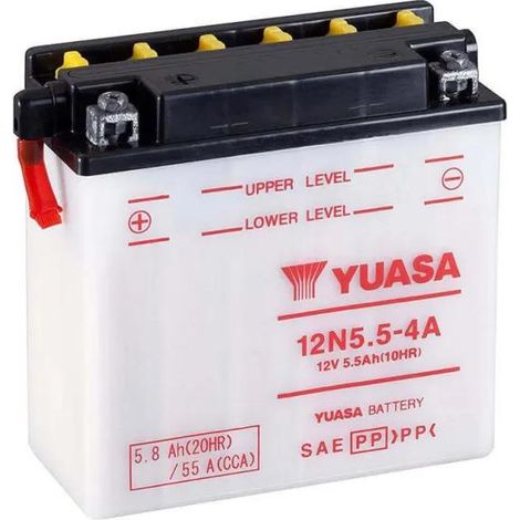 Yuasa 12N5.5-4A Batterie 12 V 5.5 Ah Ohne Säure
