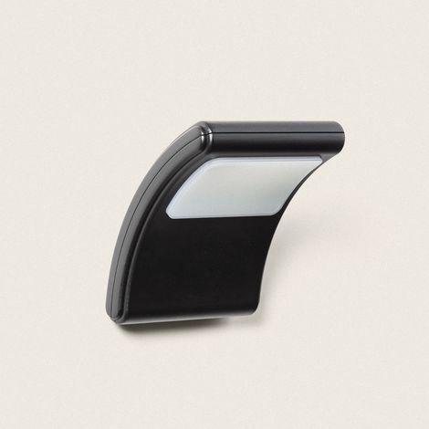 Aplique de Pared Exterior LED 6W Iluminación Rectangular Aluminio Negro Wilbert Negro Mate