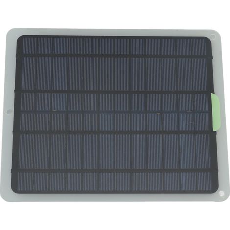 Kit mini panneau solaire 22W avec support, contrôleur de batterie OBD 12V, panneau solaire monocristallin pour usage extérieur