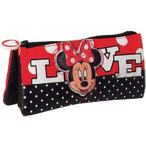 Bustina 2 Zip 3 Scomparti Minnie Love X1