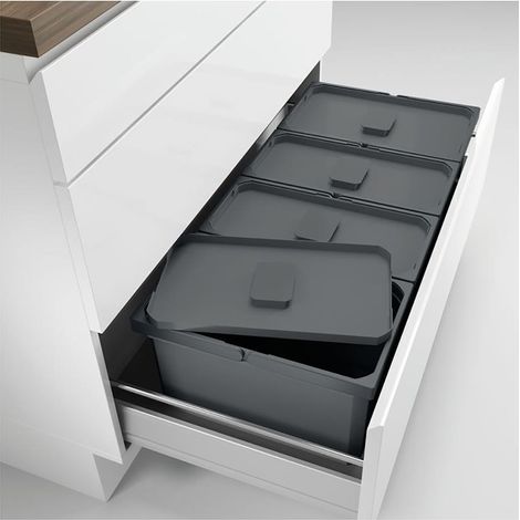Naber Systembehälter Cox® Box 220/1000-4, hellgrau (1/3)