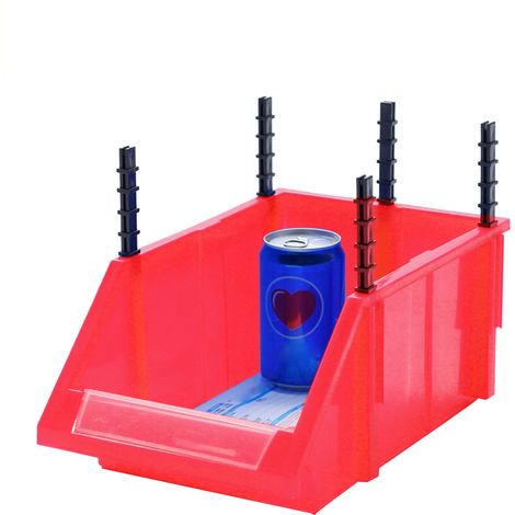 Bac De Rangement HDPE Empilable Pour Pièces Détachées Et Composants Électroniques - Lot De 1 (1/2)