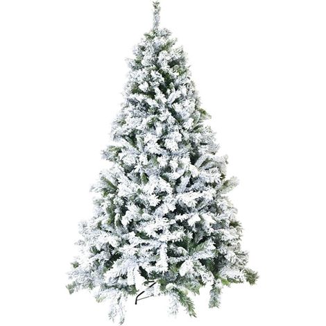 Albero di natale "Royal innevato" in PVC di Altissima qualità + Flock -240 cm