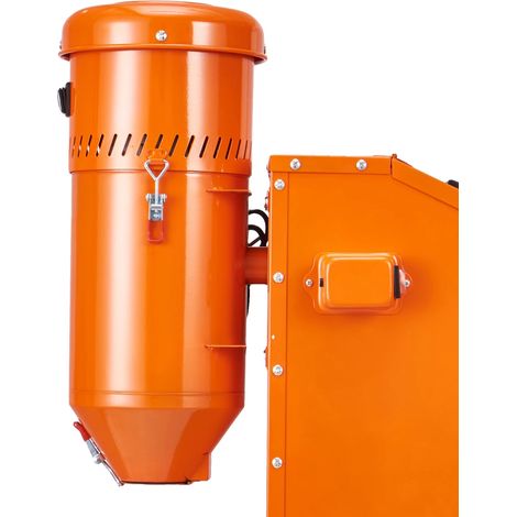 Collecteur de poussière, capacité de 1,8 gallon, entrée universelle de 2 pouces, moteur de 1450W, construction en acier laminé à froid, certifié CE (1/5)