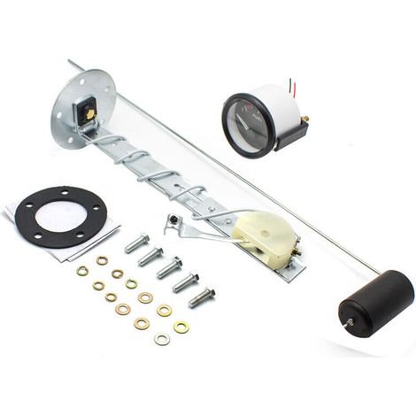 Jauge de Niveau Carburant Automatique 0-90 Ohms 12V 24V Universel Voiture Bateau Réservoir 52mm (1/4)