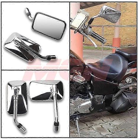 Espejo retrovisor lateral para motocicletas Honda VT125 VT400 Shadow 400 CA125 CMX250 Rebel CM125 CM250 CM450 VT250 VF700C VF1100C Magna 250 (1/4)