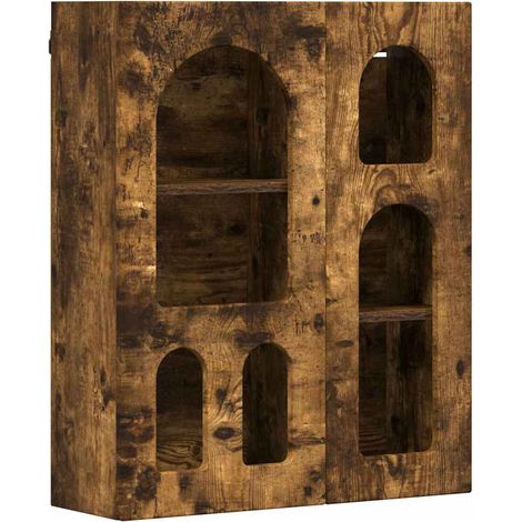 Armadio pensile Rovere fumé 59 x 20 x 71.5 cm Legno multistrato vidaXL