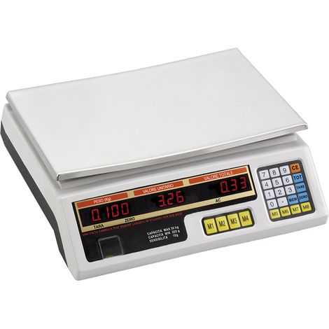 BALANCE ÉLECTRONIQUE CUISINE BUREAU PÈSE COLIS DIGITAL 30 KG FERVI B018