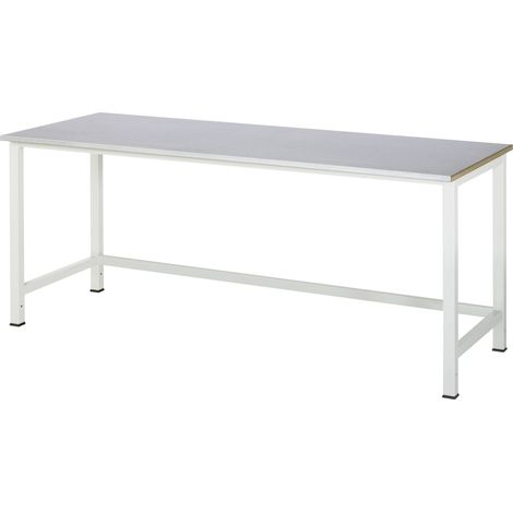 Rau Werktisch Stahlblechbelag-Platte BxTxH 2000x800x825 mm (1/4)