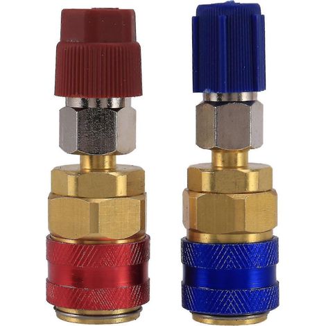 Adaptateur d'expansion haute et basse pression pour climatisation automobile, adaptateur de connexion rapide pour réfrigérant R134a (1/5)
