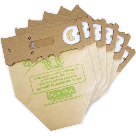 Sacchetti folletto vk 130 vk 131 6 pezzi compatibili