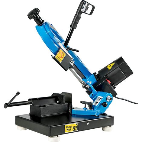 Scie ruban métaux scie à ruban 1000W adaptée pour les chantiers pour couper du bois/du verre/du métal (1/5)