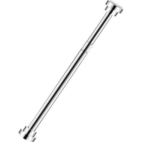Barre De Penderie - Acier Inoxydable - Réglable Sans Perçage - Pour Salle De Bain Chambre Balcon - 25 Tubes 55 À 85 Cm (1/5)