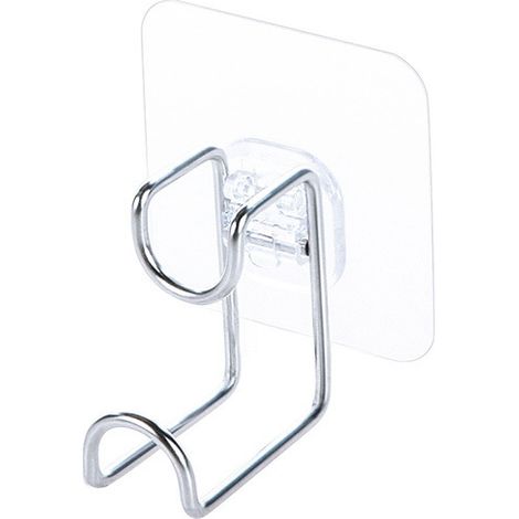Crochets porte-serviettes muraux pour salle de bain, ensemble de rangement pour toilettes en acier inoxydable, 3 pièces, sans perçage. (1/5)