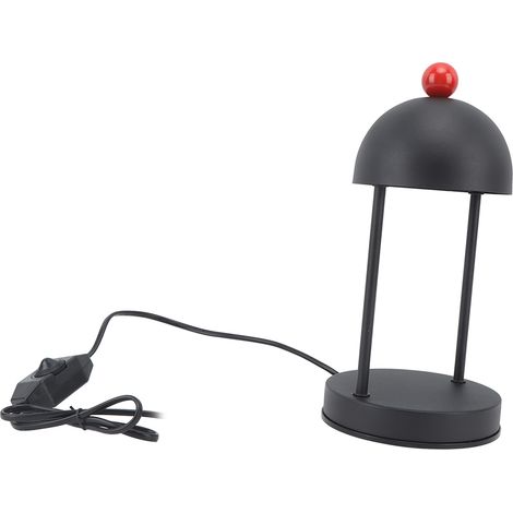 Kerzenwärmerlampe, dimmbar, Wachsschmelzer für Duftkerzen, Kerzenlampe mit 2 Leuchtmitteln, 110–220 V, schwarz, EU-Stecker, 220 V (1/5)