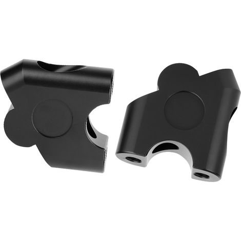 Adaptateur de fixation arrière universel pour main courante de moto de 22 mm (noir) (1/5)