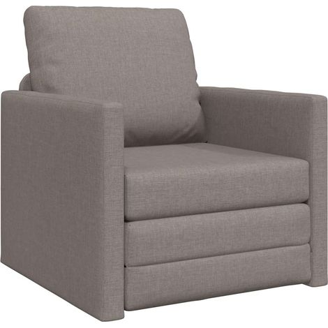 Canapé-lit,Canapé convertible Taupe 74 x 77 x 81 cm Velours CFW21582 (1/5)